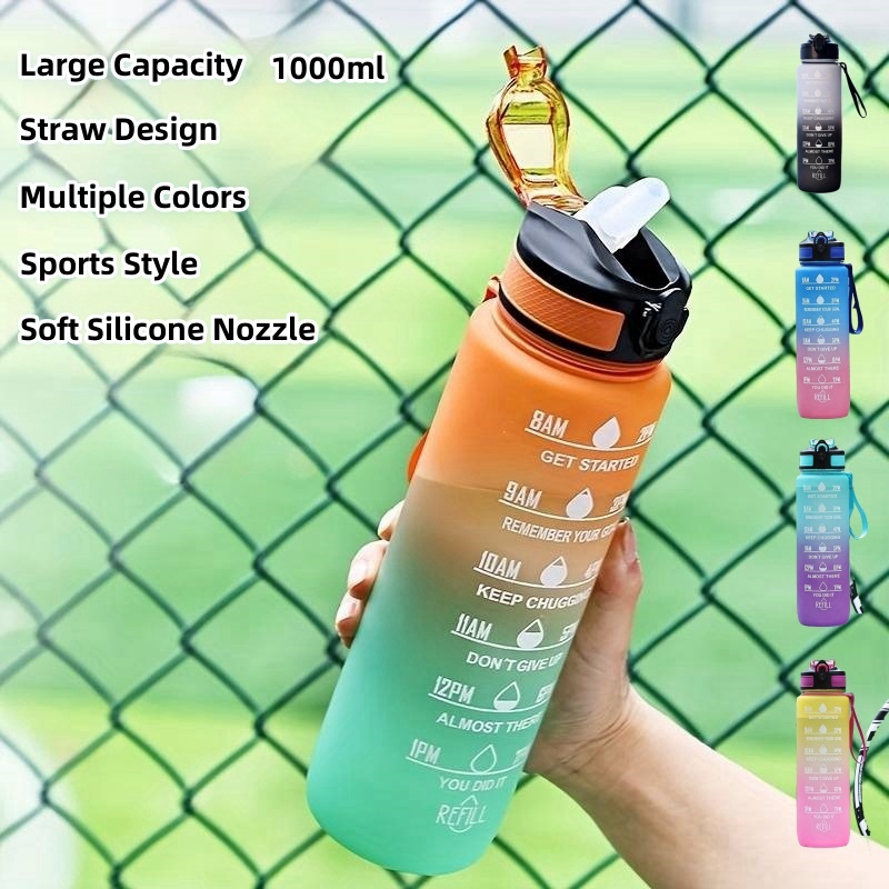 Smart Water Bottle Tracker - Cangkir plastik olahraga luar ruangan, warna
