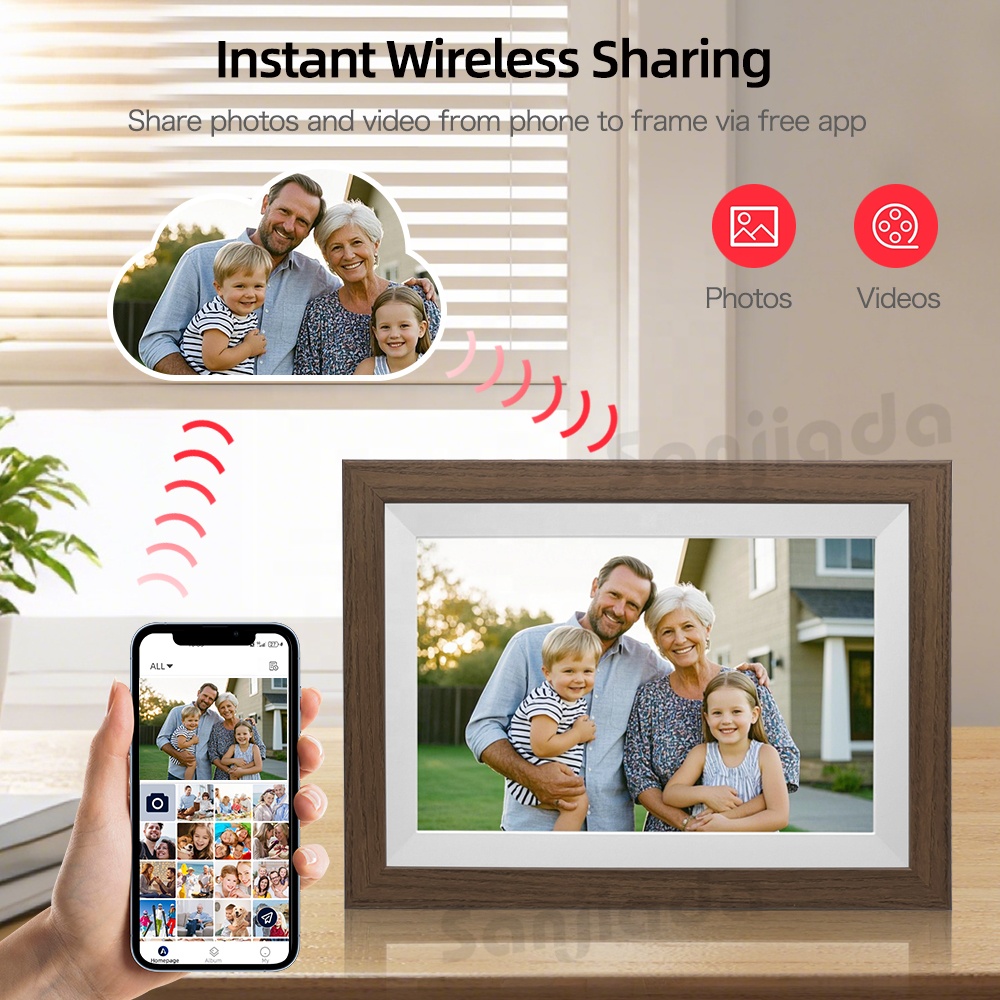 Digital Photo Frame Wifi - Bingkai Foto Digital WiFi 10.1