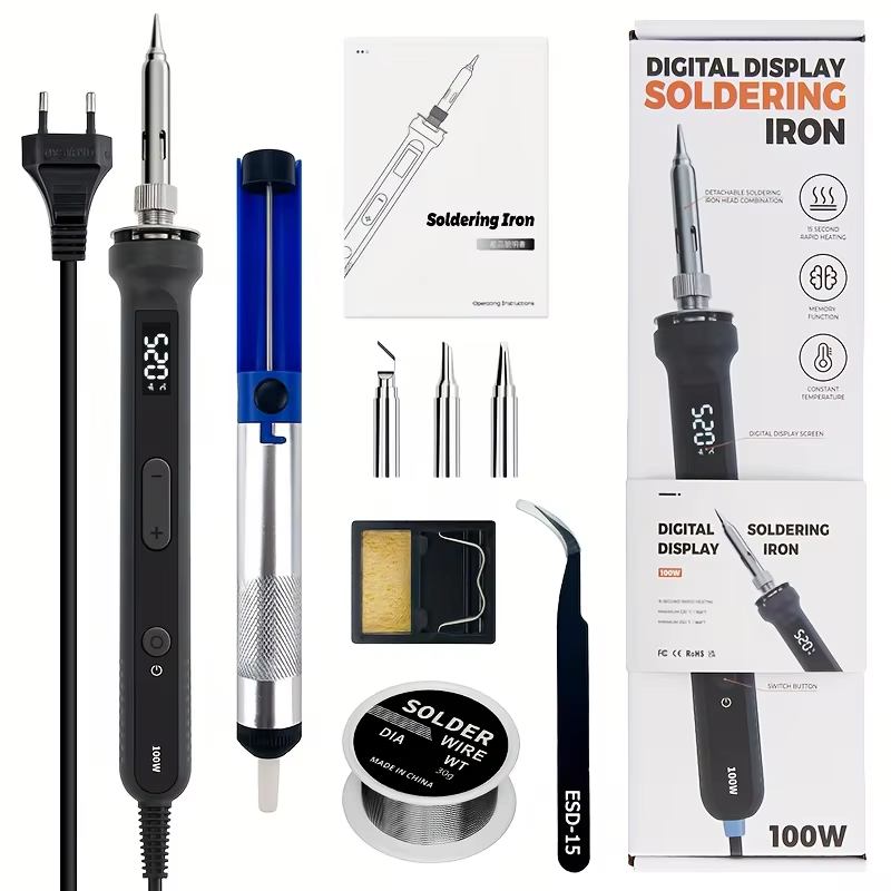 Gadgets For Electronics - Kit Solder Digital 100W, Alat Las