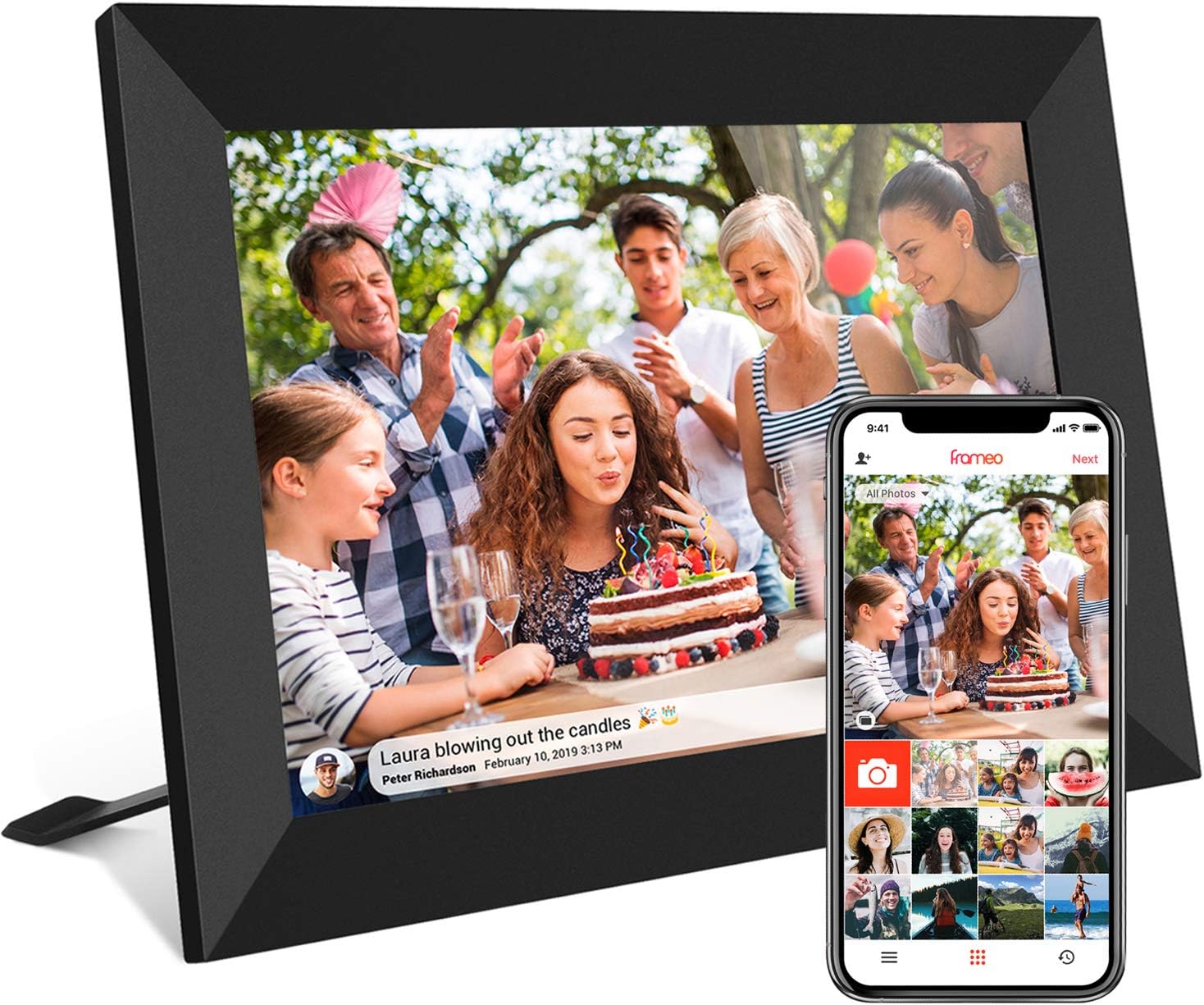 Digital Photo Frame Wifi - Bingkai Foto Digital WiFi Pintar 10,1