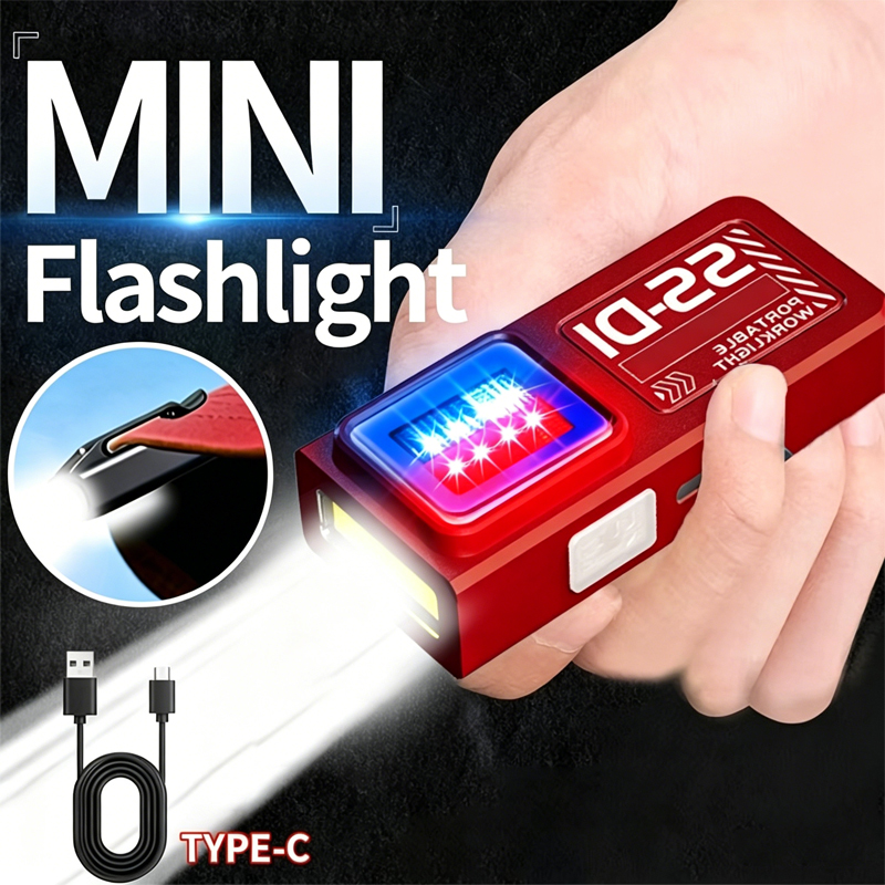 Mini Electronics Gadgets - 1/2 Buah Senter LED COB Mini