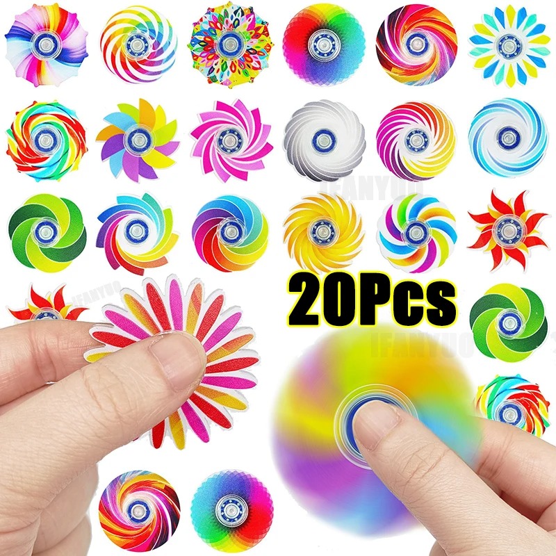 Electronics Gadgets Bag - 5-20 Buah Mini Ranbow Fidget Spinner