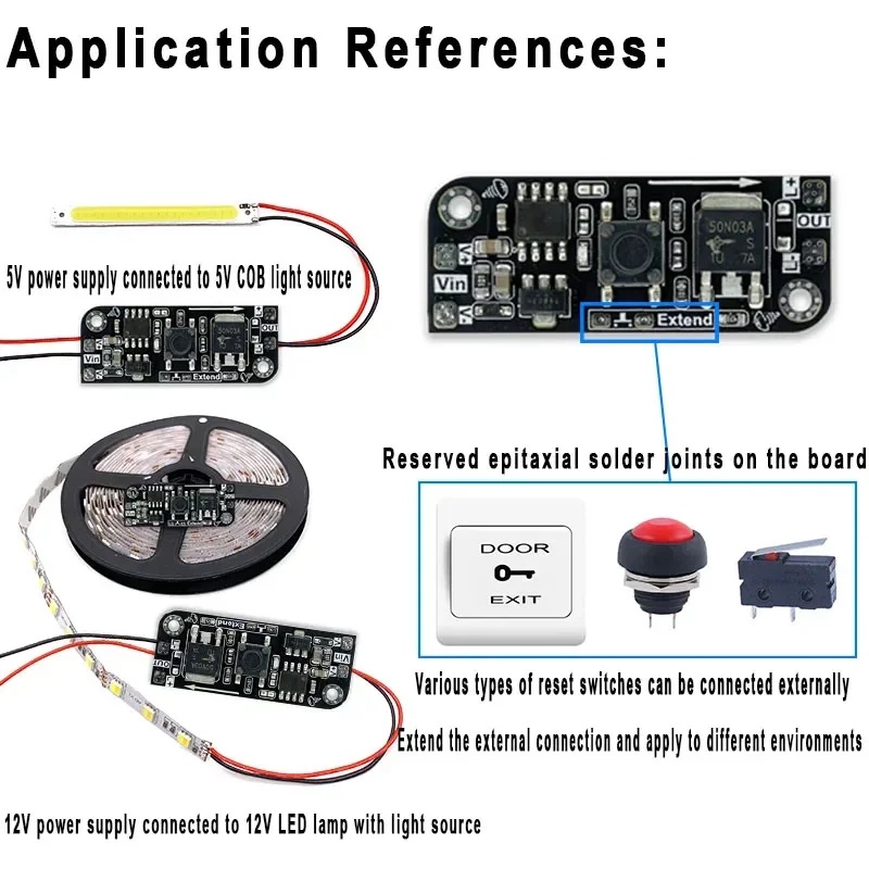 Electronics & Gadgets Charging Gocable 8 In 1 Edc 100W Cable - Modul Tombol Peredupan Mikro, Modul Sakelar