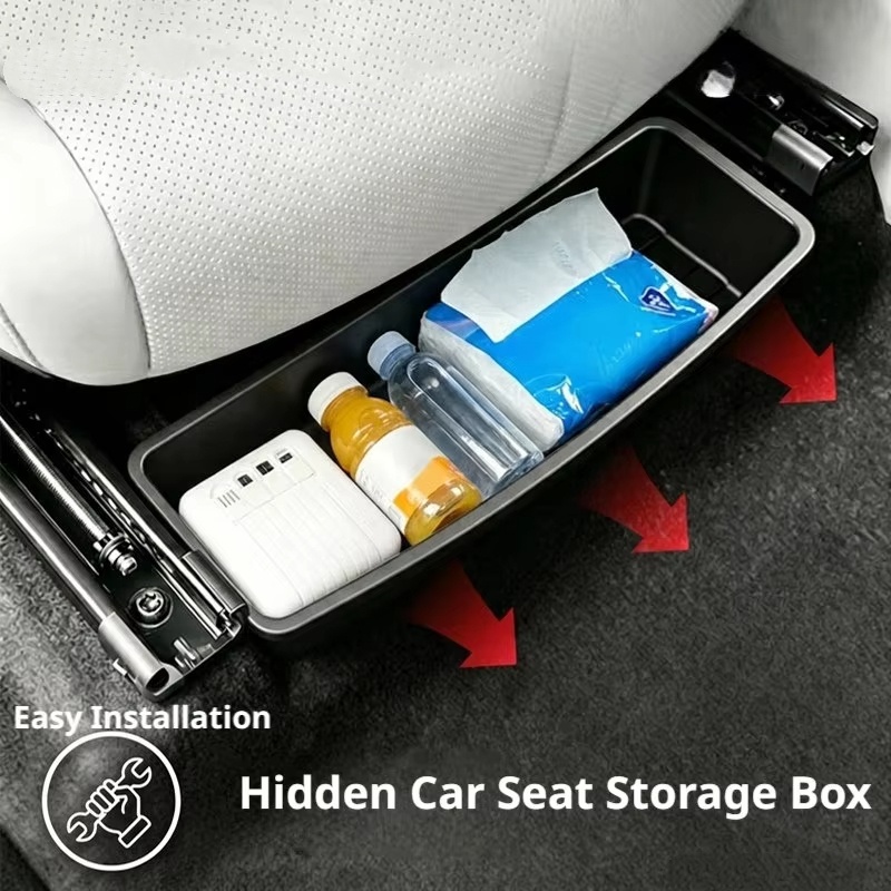 Gadgets For Electronics - Kotak Penyimpanan Bawah Kursi Mobil Universal,