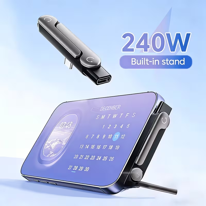 Adaptor Tipe C 240W Pengisian  - Mini Electronics Gadgets ulasan dan harga