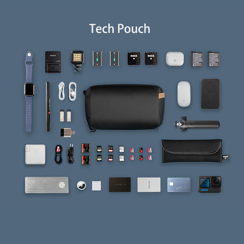 PGYTECH tas Organizer elektron - Electronics Gadgets Bag ulasan dan harga