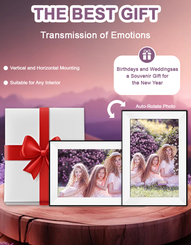 Bingkai Foto Digital Uhale 10. - Digital Photo Frame Wifi ulasan dan harga