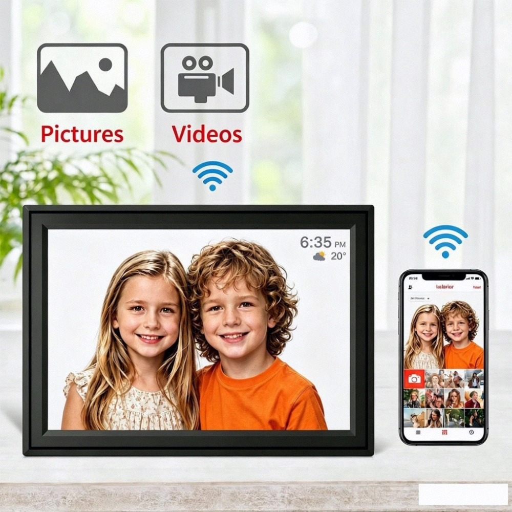 Bingkai Foto Digital 10,1 inci - Digital Photo Frame Wifi ulasan dan harga