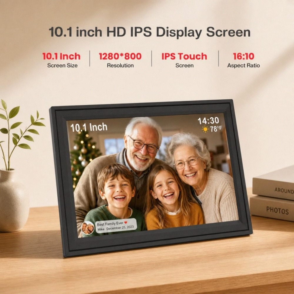 Bingkai Foto Digital 10,1 inci - Digital Photo Frame Wifi ulasan dan harga