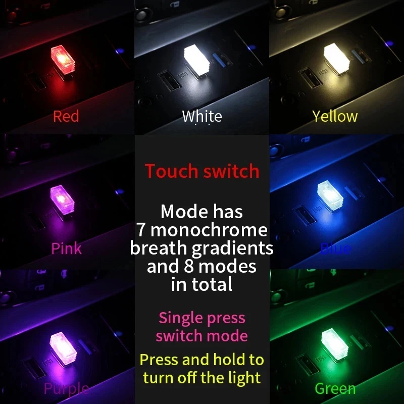 1/4pc Lampu LED Mini USB Mobil - Electronics Gadgets And Accessories ulasan dan harga