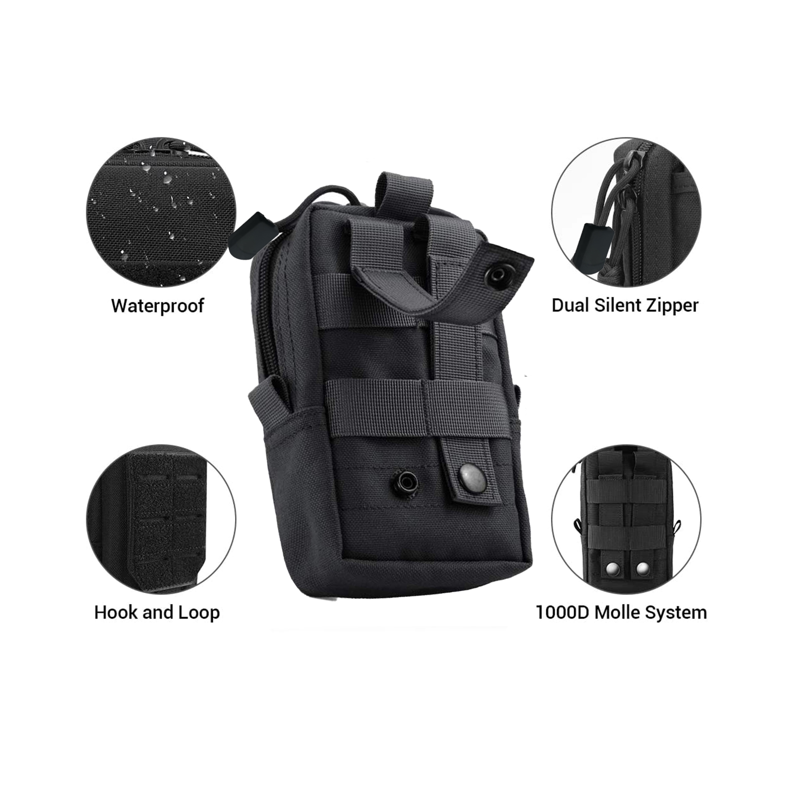 Tas pinggang kantong Molle Tak - Gadgets For Electronics ulasan dan harga