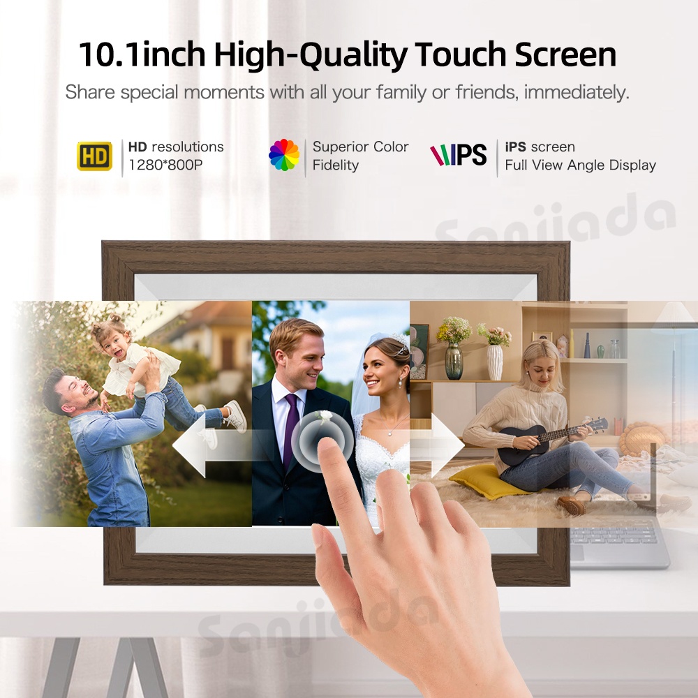 Bingkai Foto Digital WiFi 10.1 - Digital Photo Frame Wifi ulasan dan harga