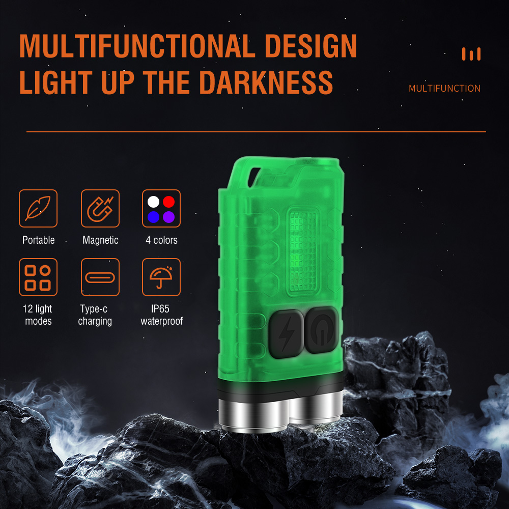 V3 EDC Senter Gantungan Kunci  - Mini Electronics Gadgets ulasan dan harga