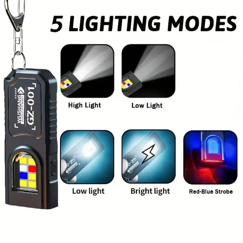 Senter Gantungan Kunci LED COB - Mini Electronics Gadgets ulasan dan harga