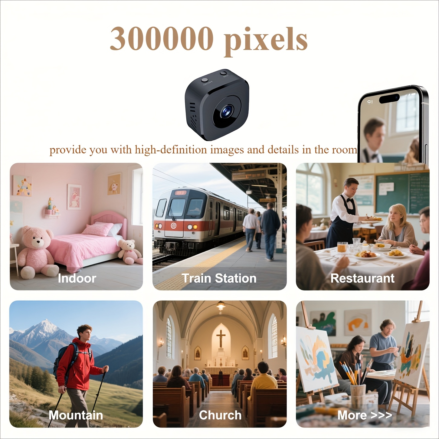 Kamera WiFi Mini HD 1080P Peng - Mini Electronics Gadgets ulasan dan harga