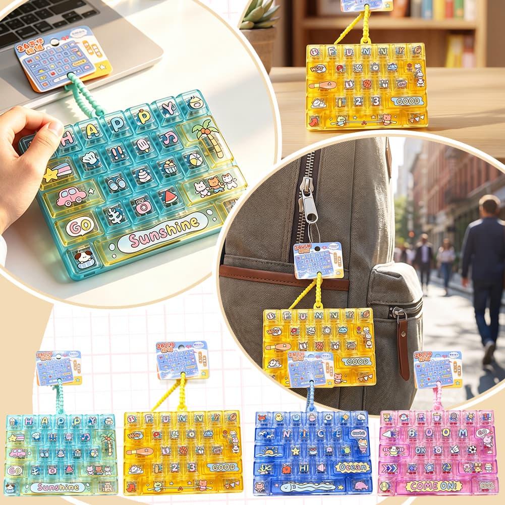 26 Tombol Fidget Keychain Main - Electronics Gadgets Bag ulasan dan harga
