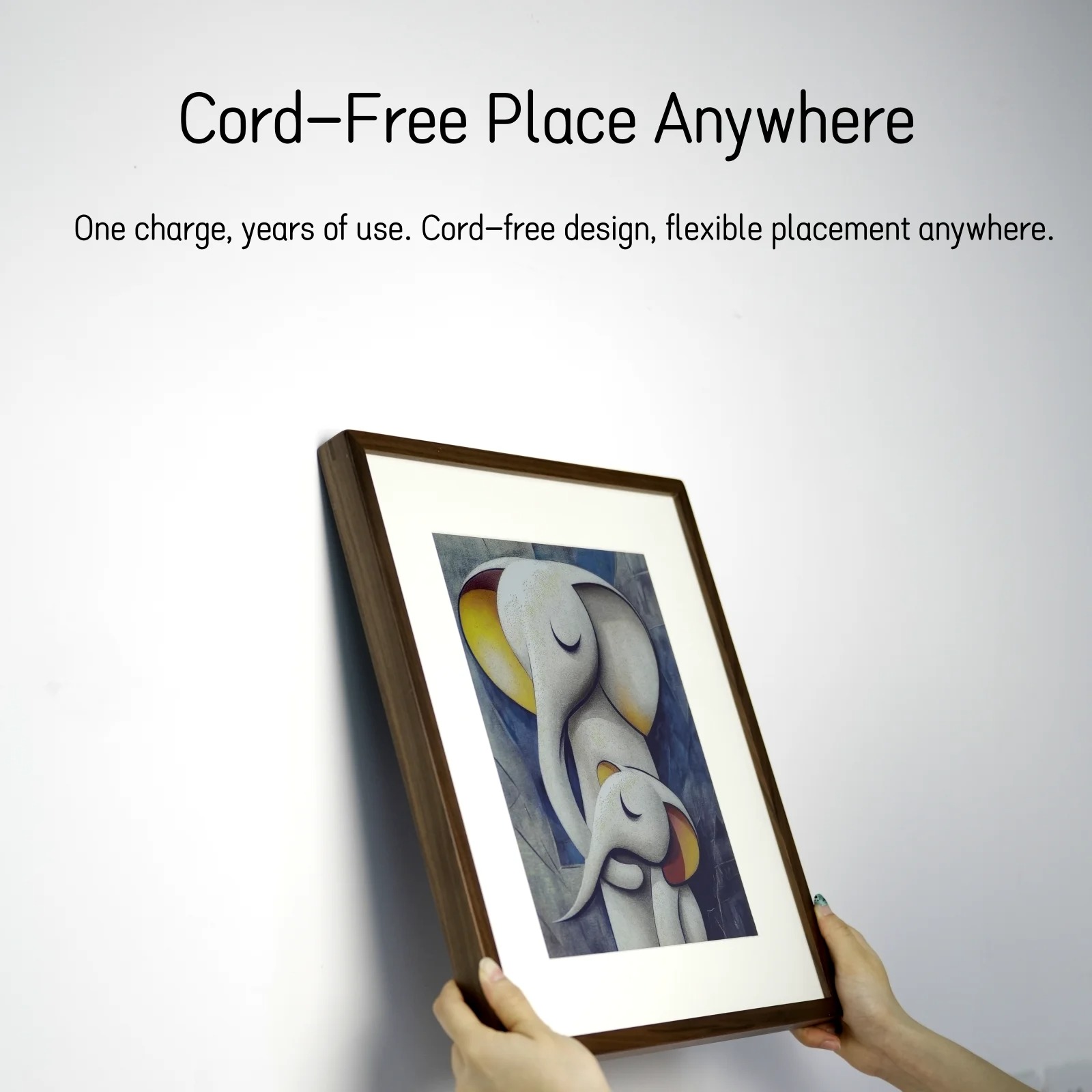 Bingkai foto seni kayu digital - Digital Photo Frame Wifi ulasan dan harga