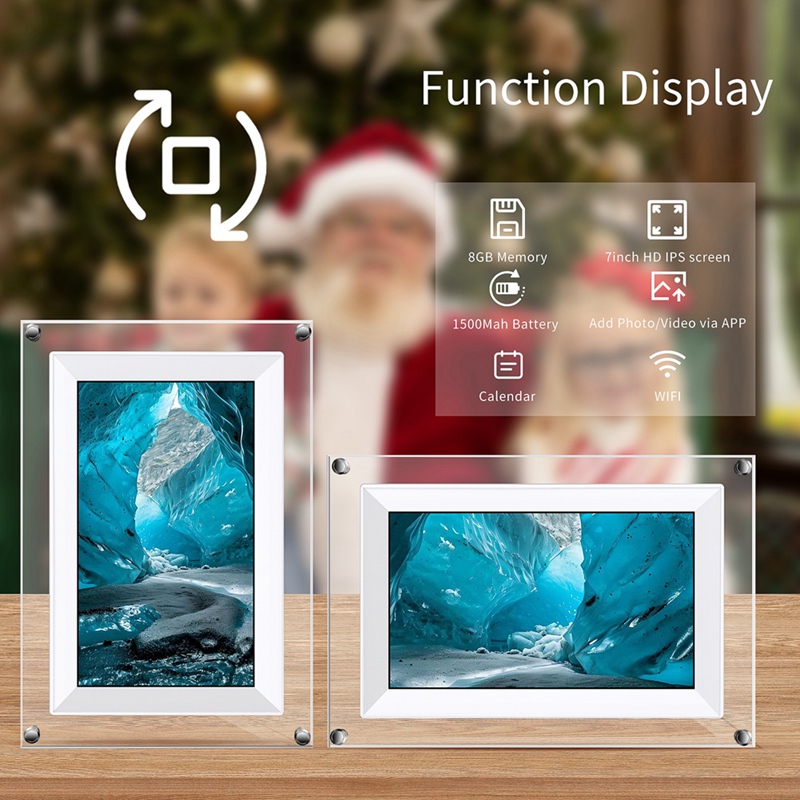 Bingkai Foto Digital Akrilik T - Digital Photo Frame Wifi ulasan dan harga