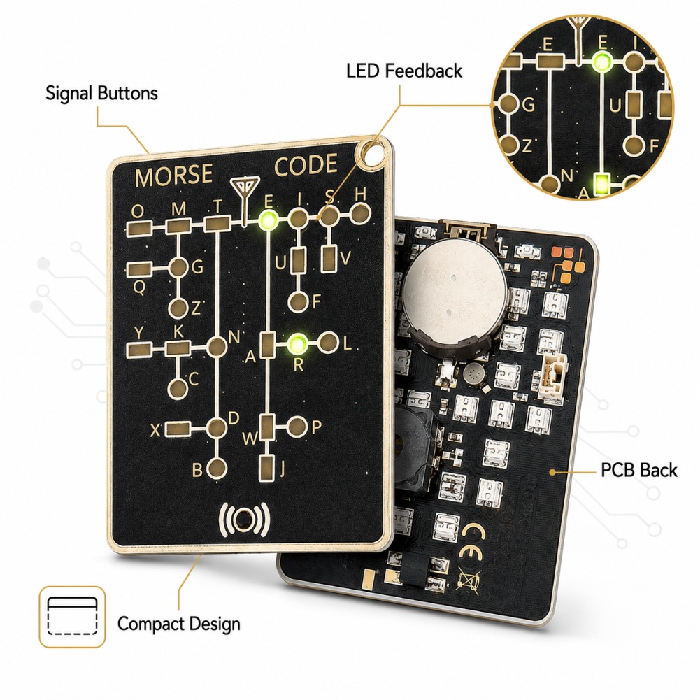 Kartu Pelatih Kode Morse Porta - Electronics And Gadgets With Y ulasan dan harga