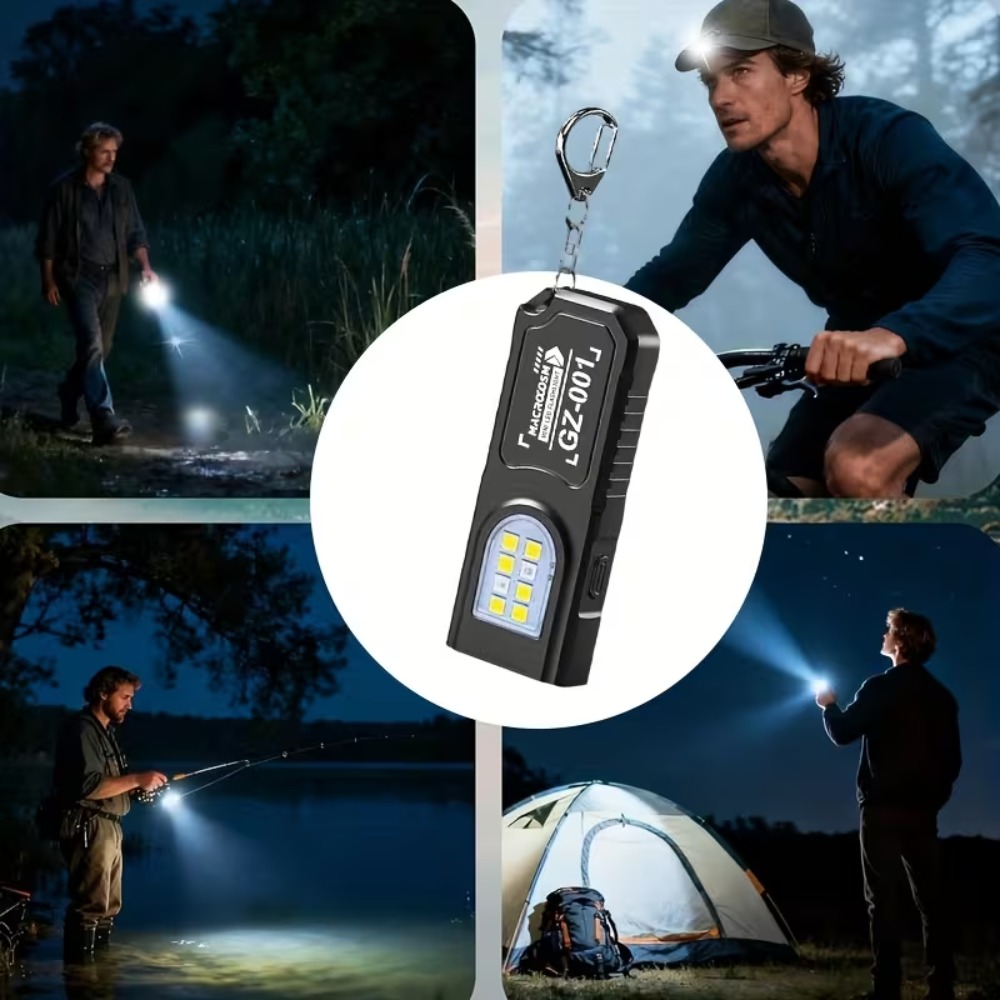Senter Gantungan Kunci LED COB - Mini Electronics Gadgets ulasan dan harga